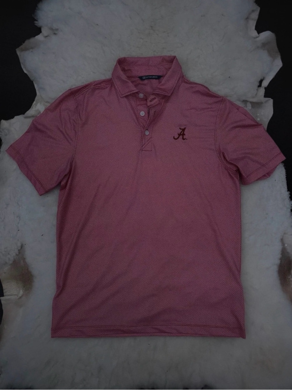 Cutter & Buck University of Alabama Red Polo Shirt - Short Sleeve Men’s Polo